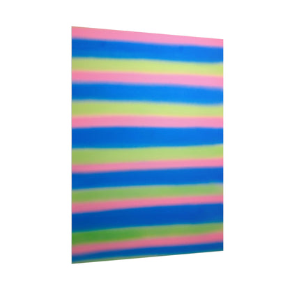 "sherbet stripes" airbrush rolled print