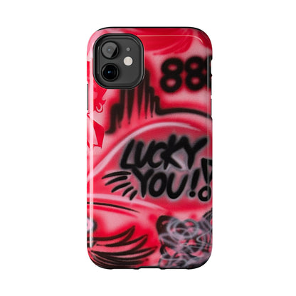 "LUCKY YOU! PT. 2" airbrush iPhone case