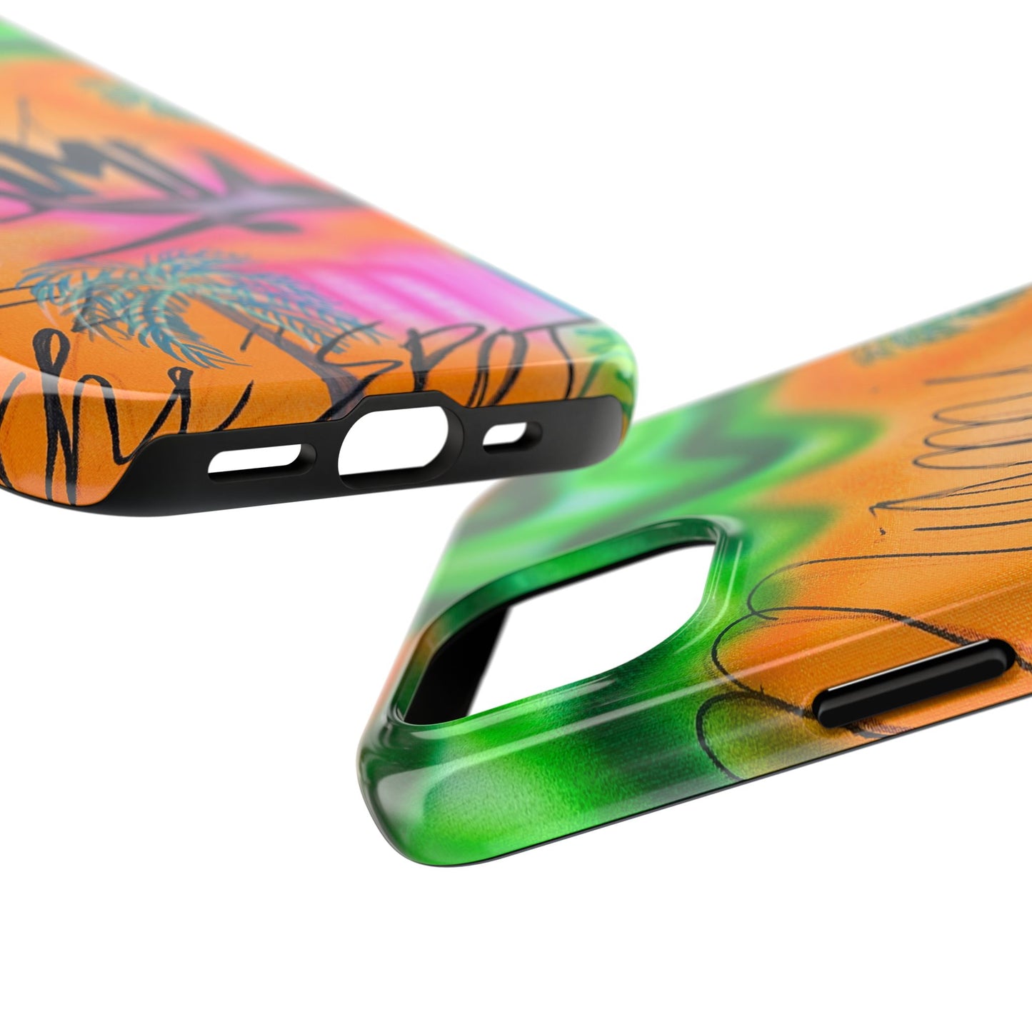 "miami, fl" airbrush iPhone case