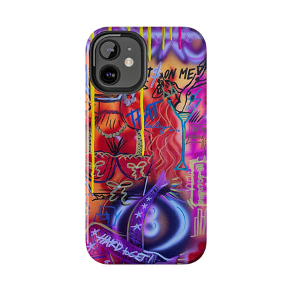 "shots on me" airbrush iPhone case