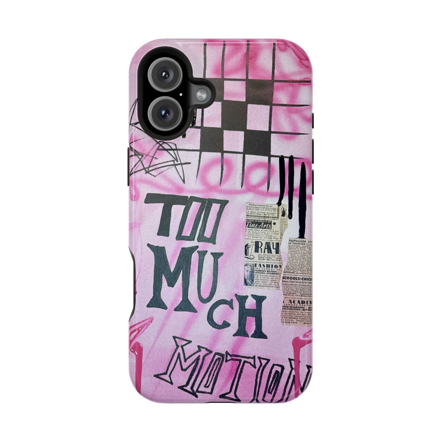 MagSafe "too much motion" airbrush iPhone case