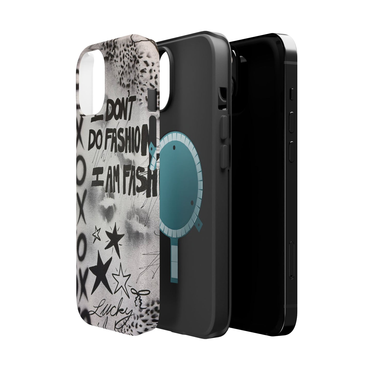 MagSafe "i am fashion" airbrush iPhone case