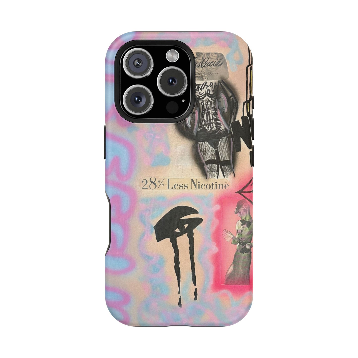 MagSafe "the feeling" airbrush iPhone case
