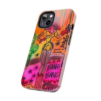 "wild, wild west" airbrush iPhone case