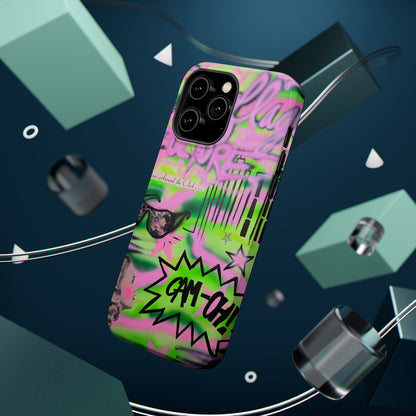 MagSafe "green camo" airbrush iPhone case