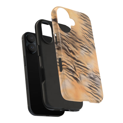 neutral tiger airbrush iPhone case