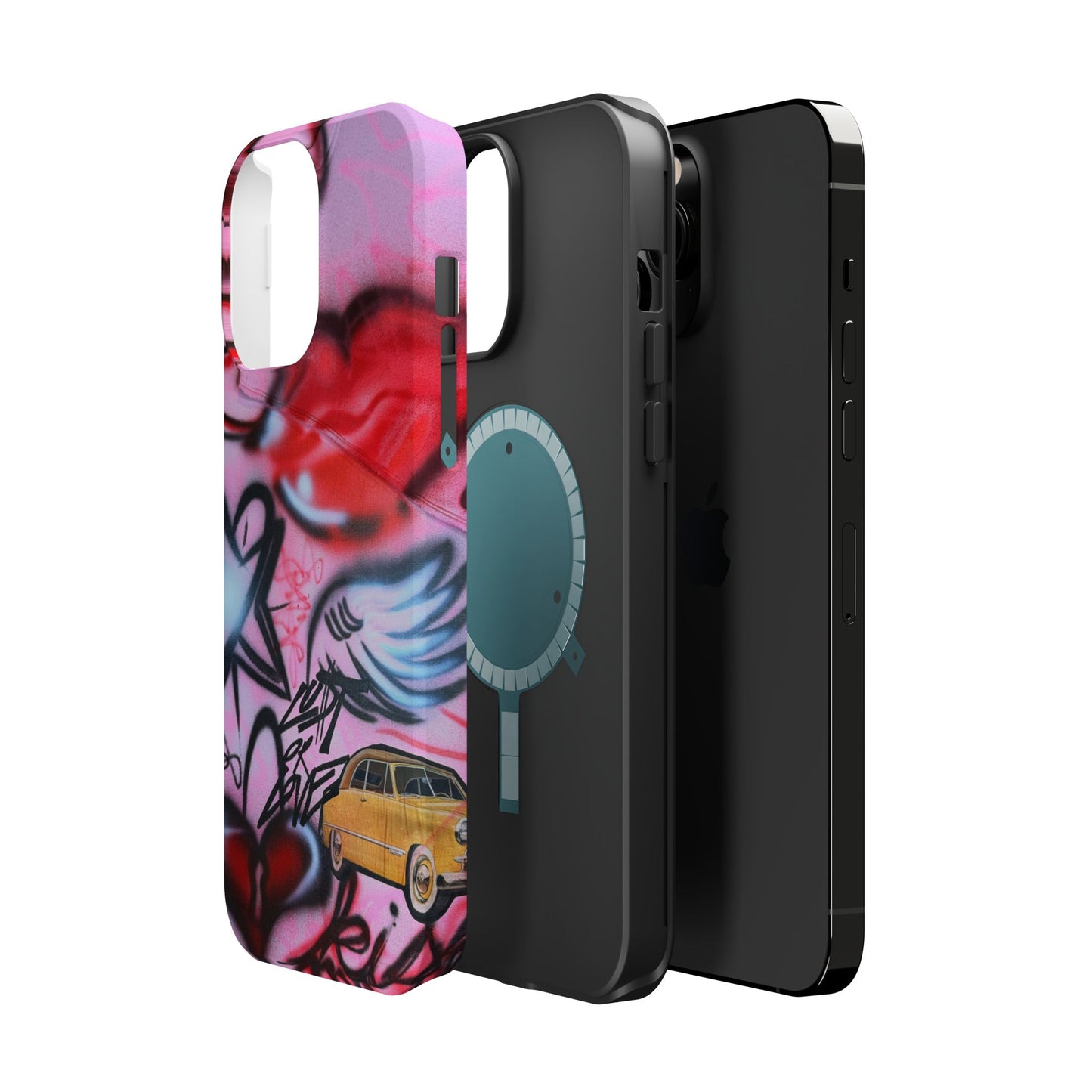 MagSafe "lust or love" airbrush iPhone case