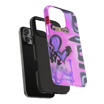 "Lila Prinzessin" Airbrush iPhone Hülle