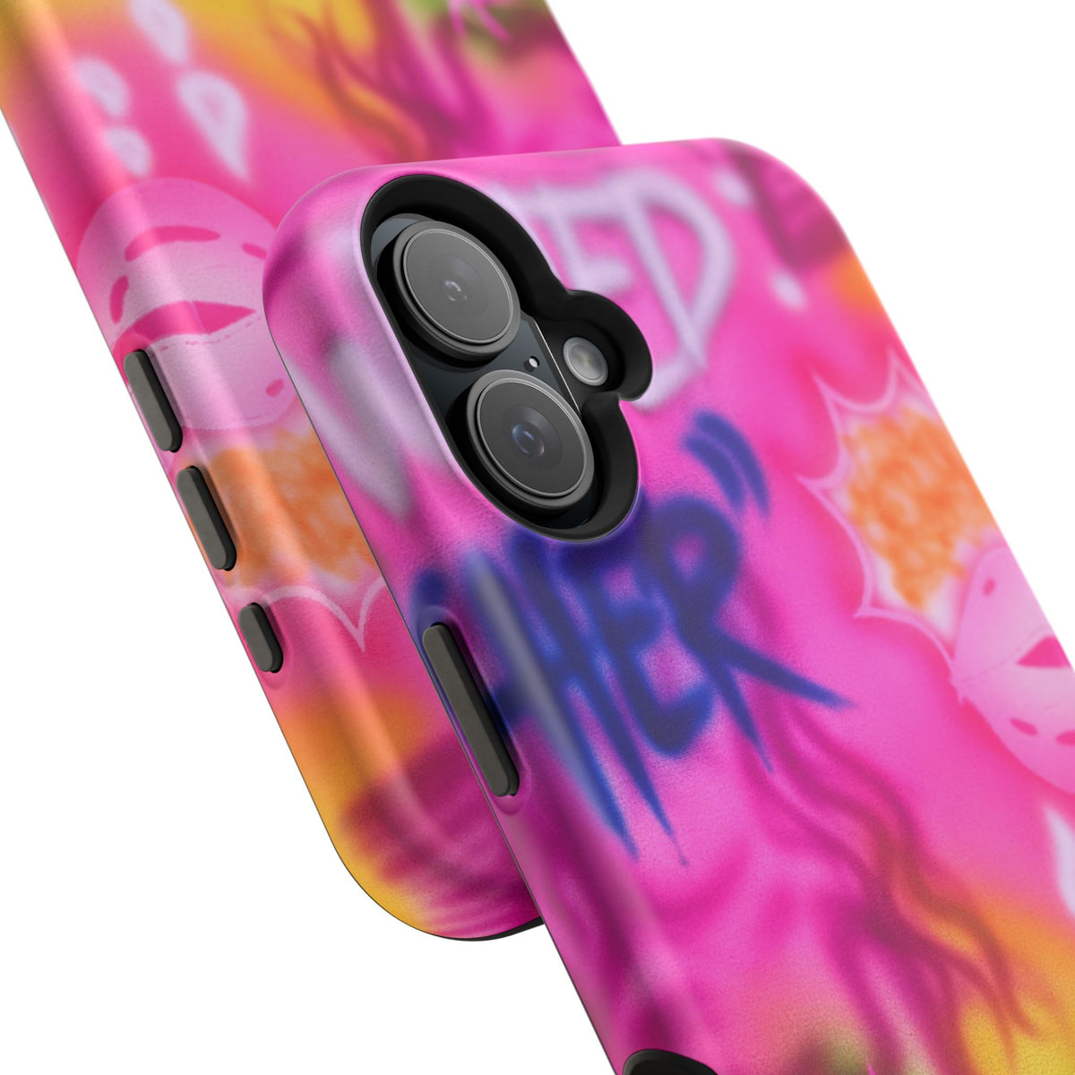 MagSafe "wanted" airbrush iPhone case