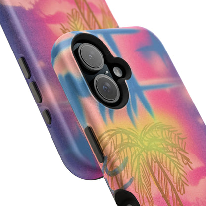 MagSafe "glowy night" airbrush iPhone case