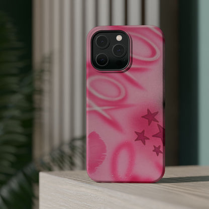 MagSafe "perfectly pink" airbrush iPhone case