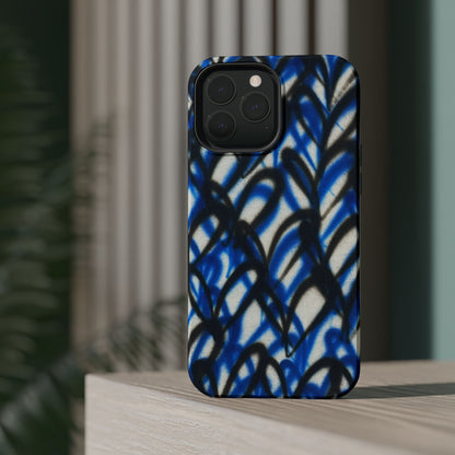 MagSafe "abstract hearts" airbrush iPhone case
