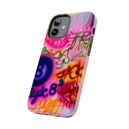 "colorful chaos" airbrush iPhone case