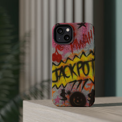 MagSafe "JACKPOT!" airbrush iPhone case