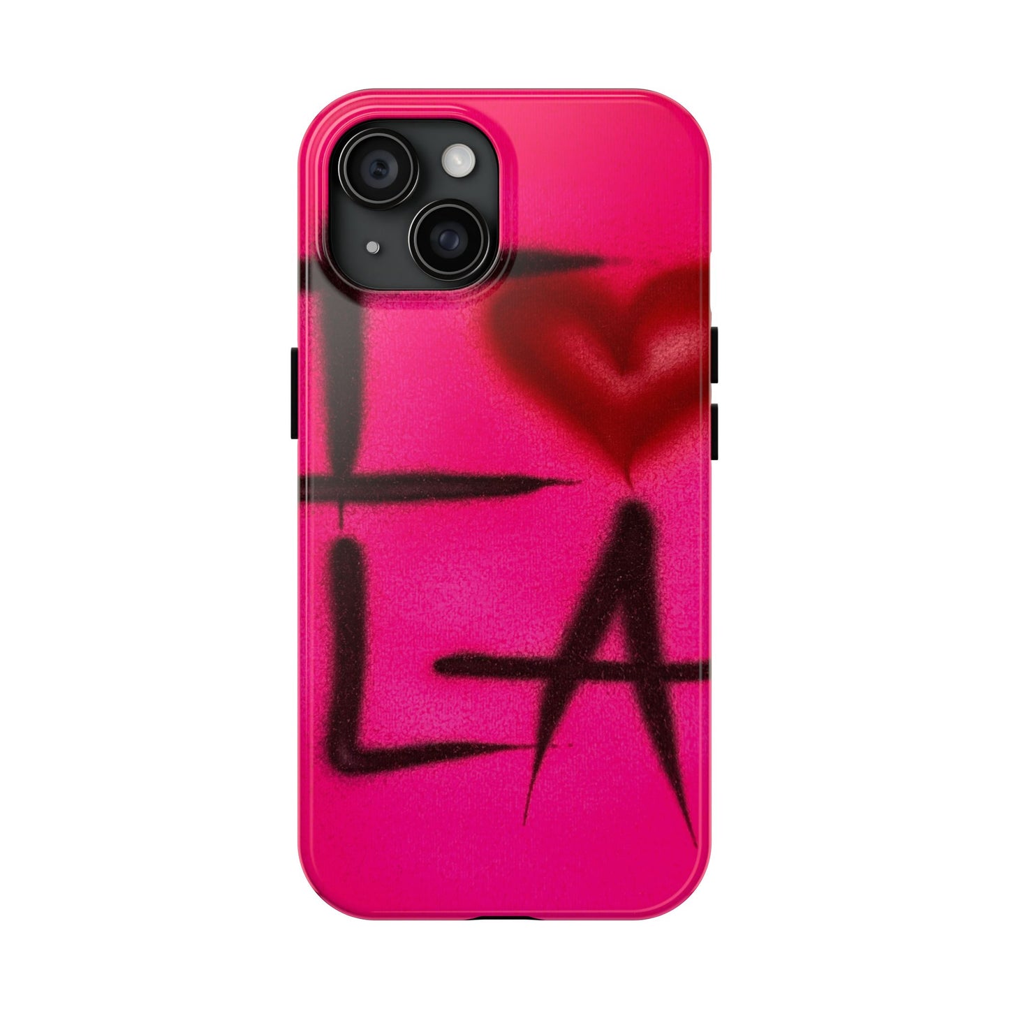 "I <3 LA" airbrush iPhone case