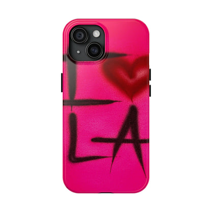 "I <3 LA" airbrush iPhone case