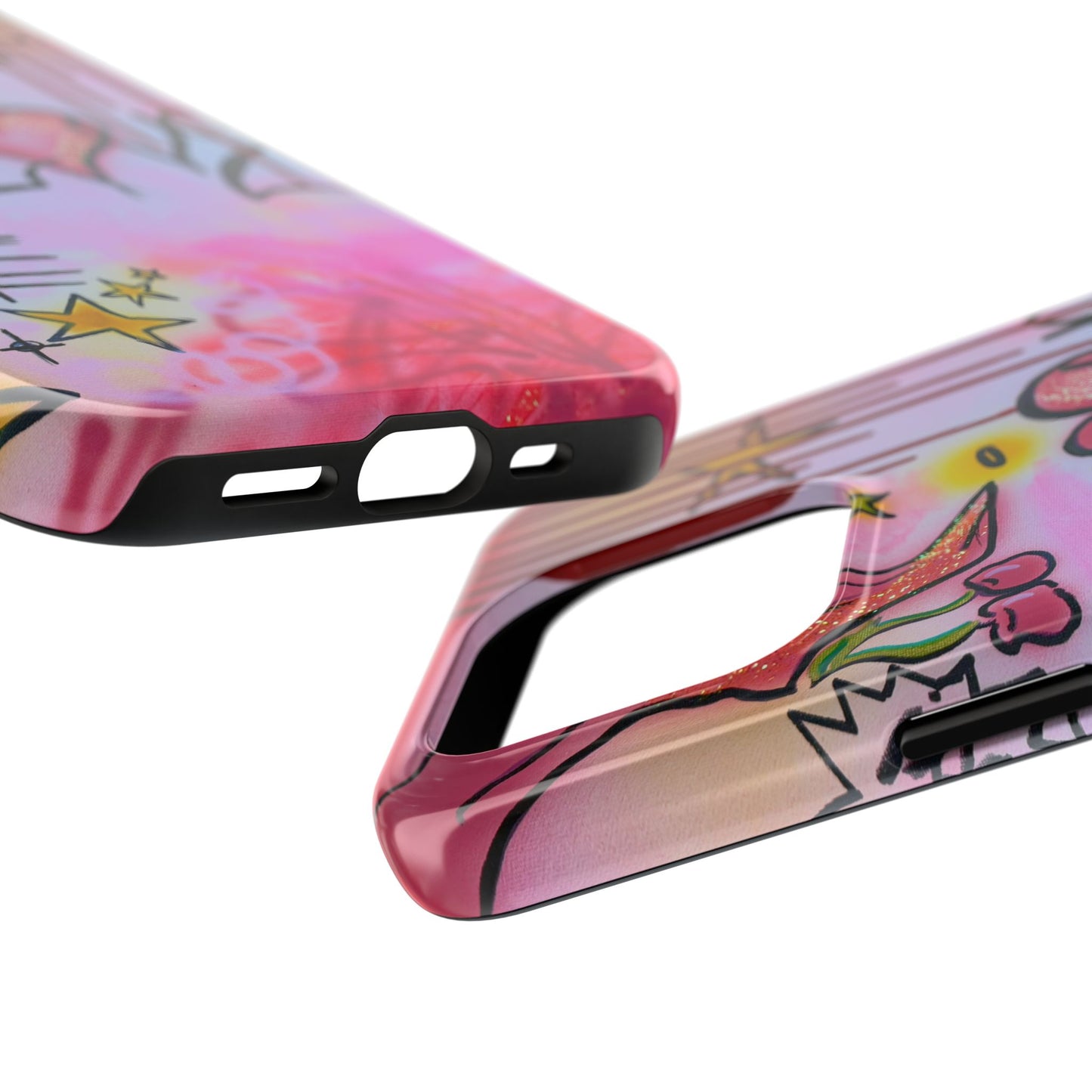 "cherry luvr" airbrush iPhone case