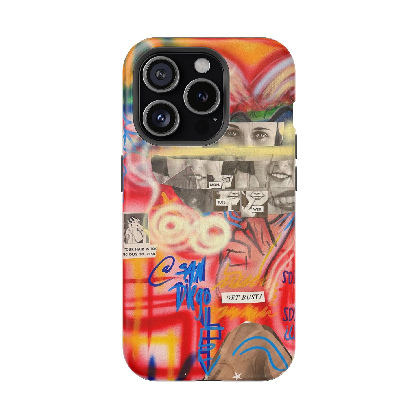 MagSafe Limited Edition "Get Busy" Airbrush iPhone Hülle