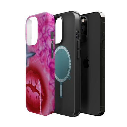 MagSafe limited edition "glitter aura" airbrush iPhone case