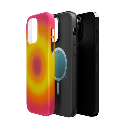 MagSafe "Pink Lemonade Aura" Airbrush iPhone Case