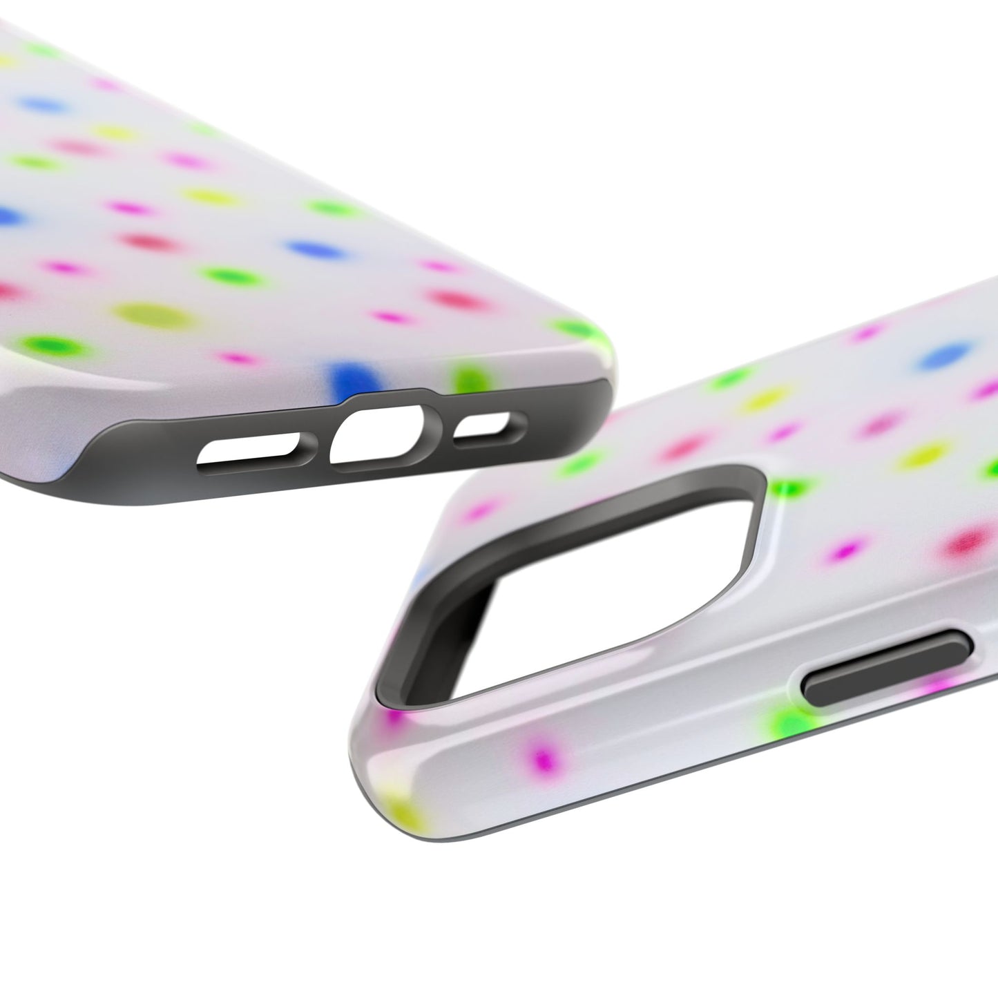 MagSafe "birthday cake polka dot" airbrush iPhone case