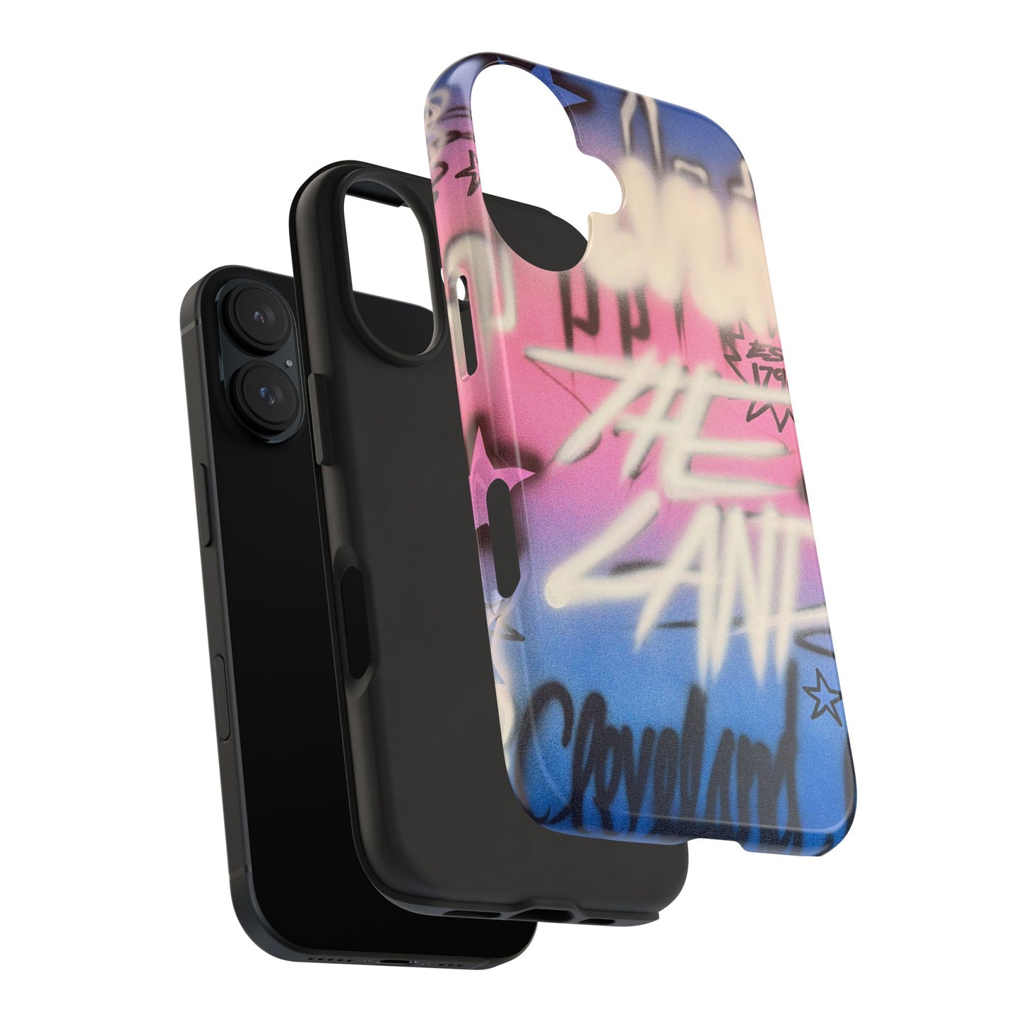 "cleveland" airbrush iPhone case