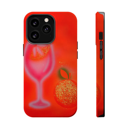MagSafe "aperol spritz" airbrush iPhone case