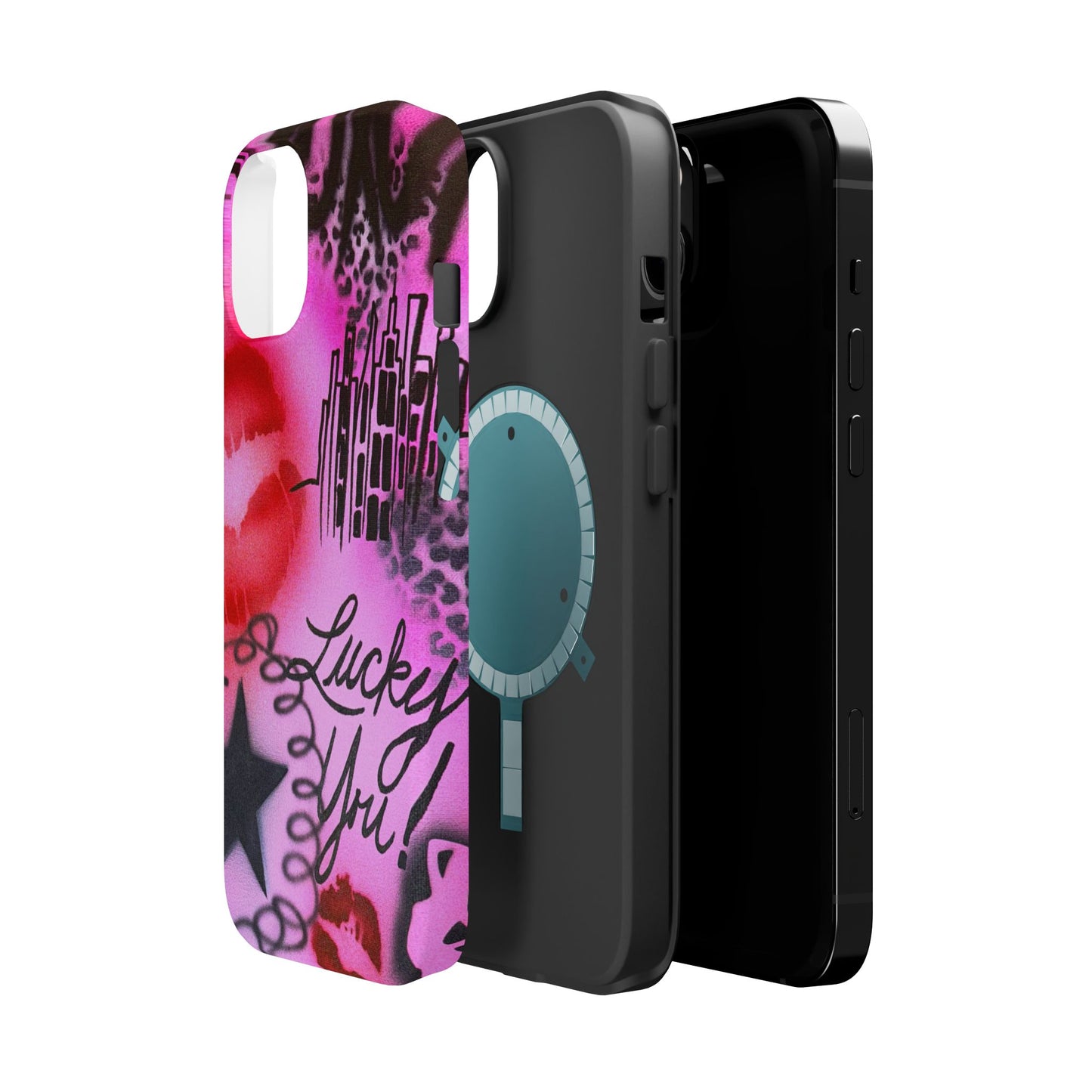 MagSafe "ulterior motive" airbrush iPhone case
