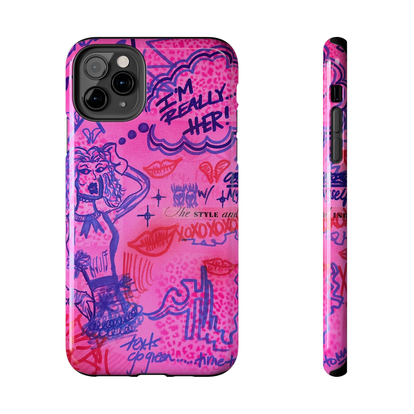 "really "HER!" airbrush iPhone case