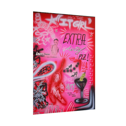 "extra dirty, plz!" airbrush rolled print