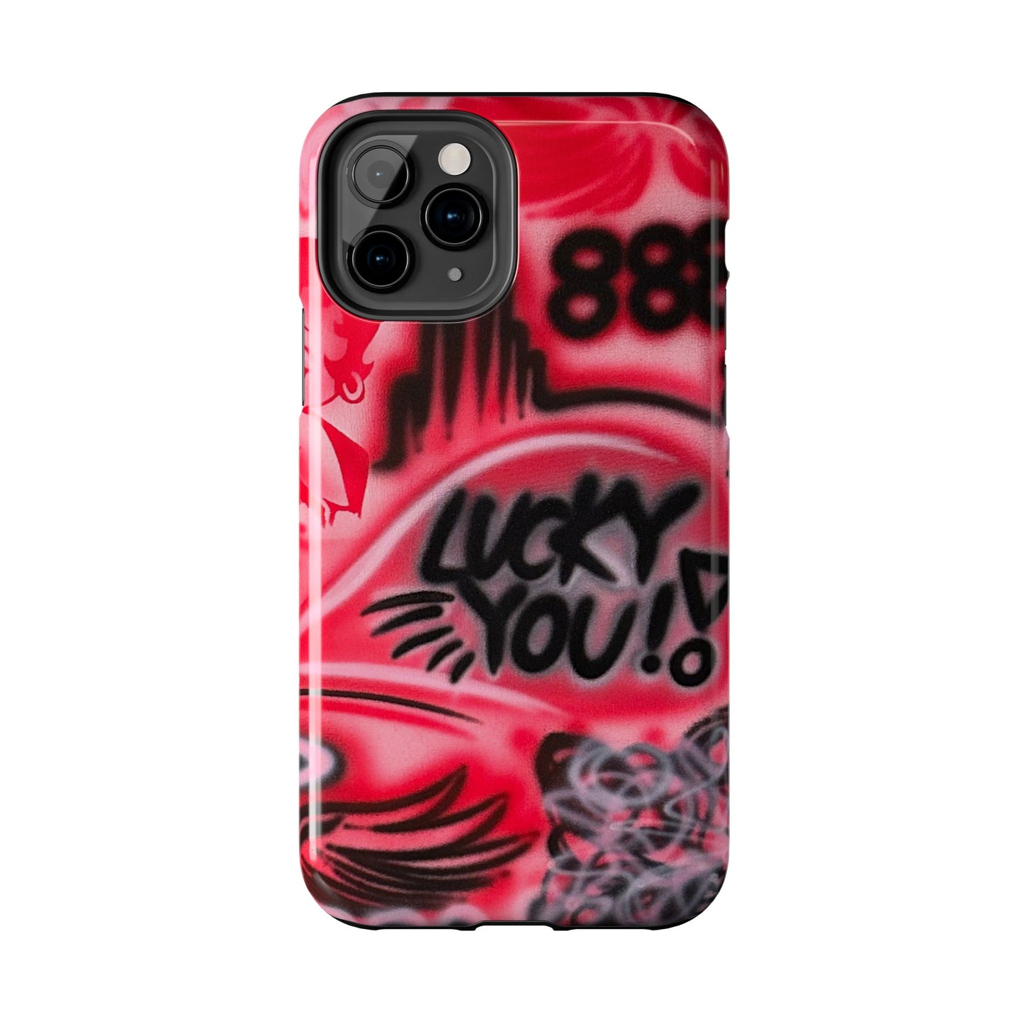 "LUCKY YOU! PT. 2" airbrush iPhone case