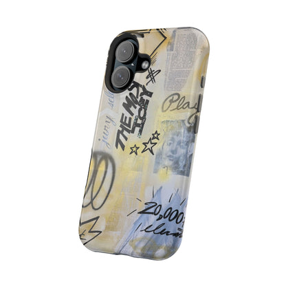 MagSafe "golden glacier" airbrush iPhone case