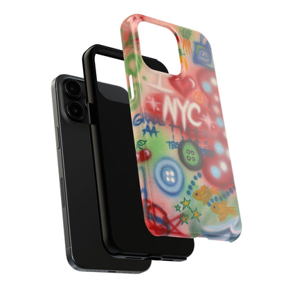 "i <3 NYC" airbrush iPhone case