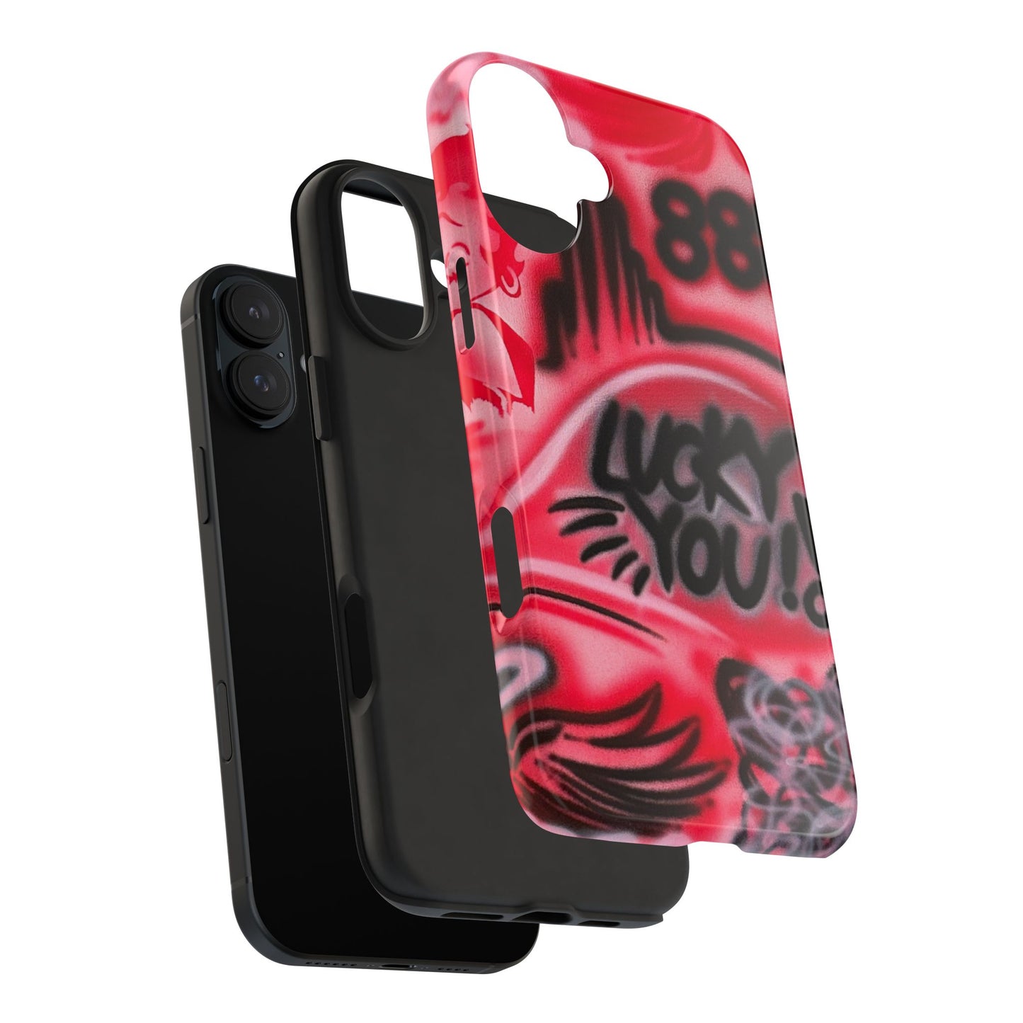 "LUCKY YOU! PT. 2" airbrush iPhone case