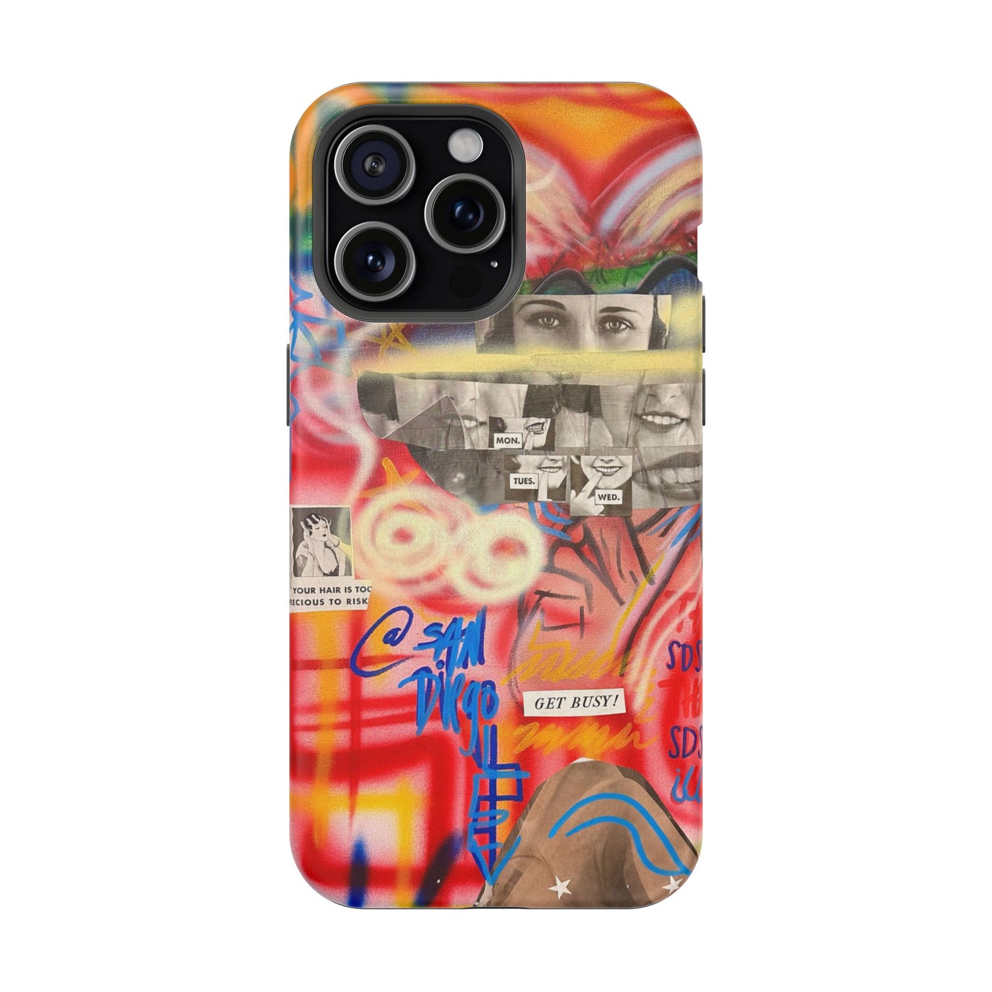 MagSafe Limited Edition "Get Busy" Airbrush iPhone Hülle