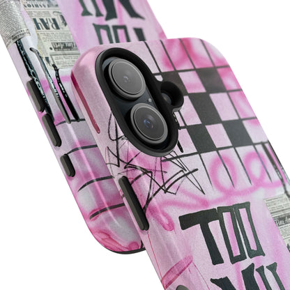 "too much motion" airbrush iPhone case