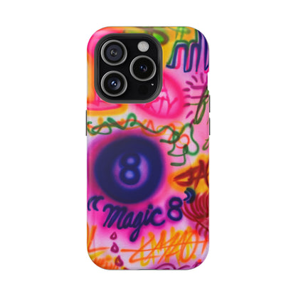 MagSafe "farbenfrohes Chaos" Airbrush-iPhone-Hülle