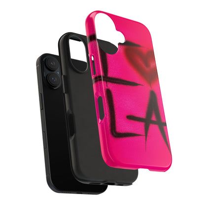 "I <3 LA" airbrush iPhone case