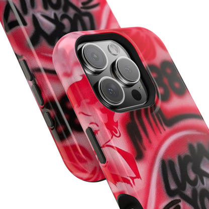 MagSafe „lucky you! pt. 2“ Airbrush iPhone Hülle