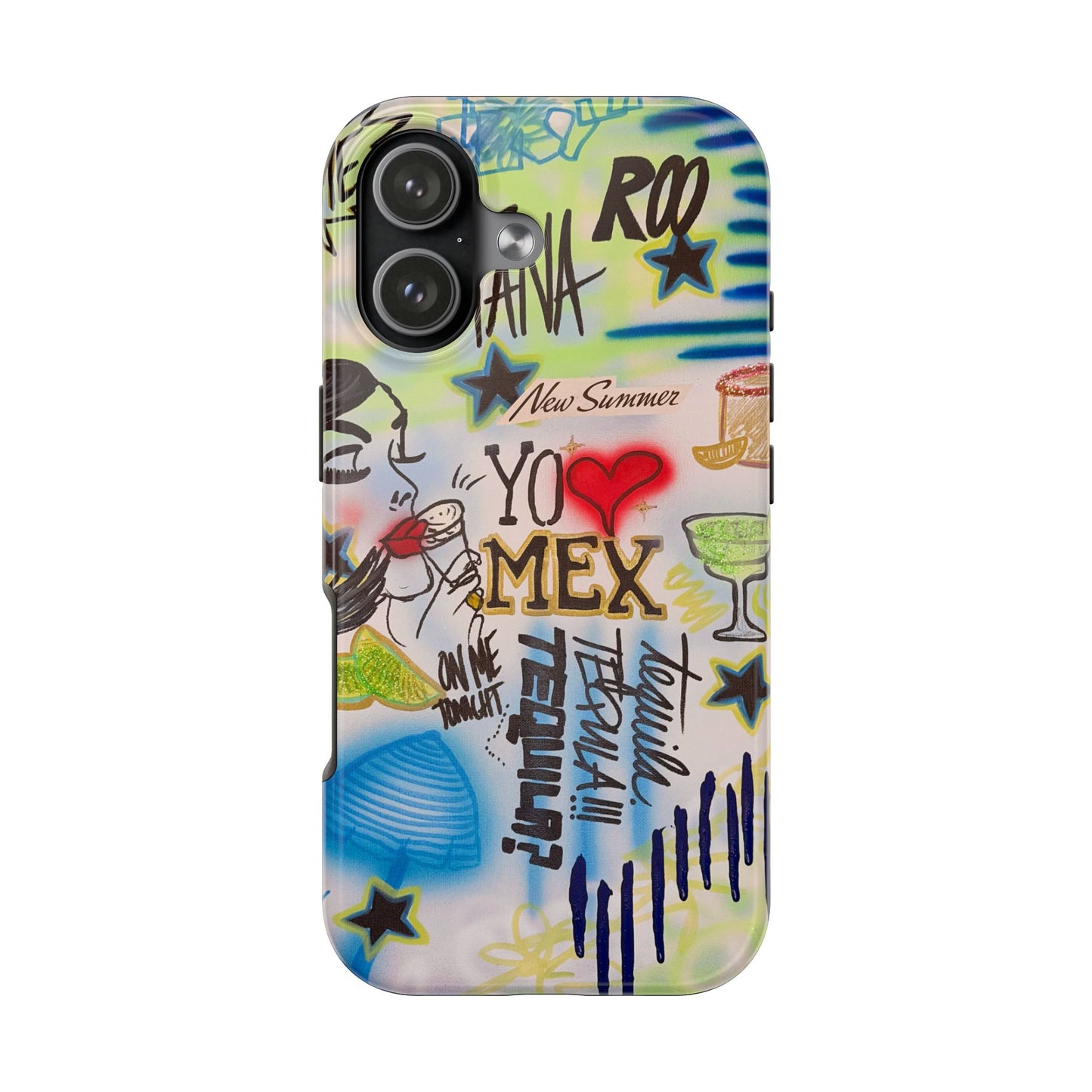 "salted lime" airbrush iPhone case