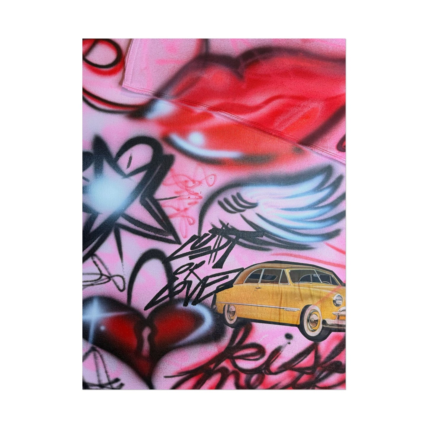 early access airbrush rolled print