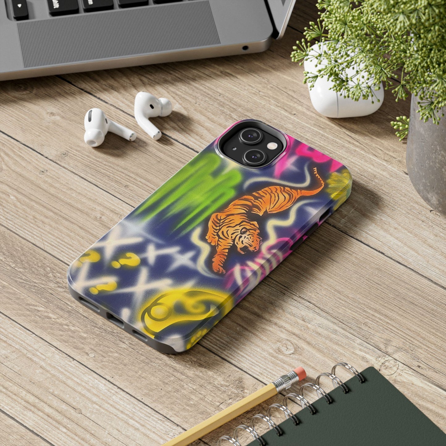 "mega luv" airbrush iPhone case