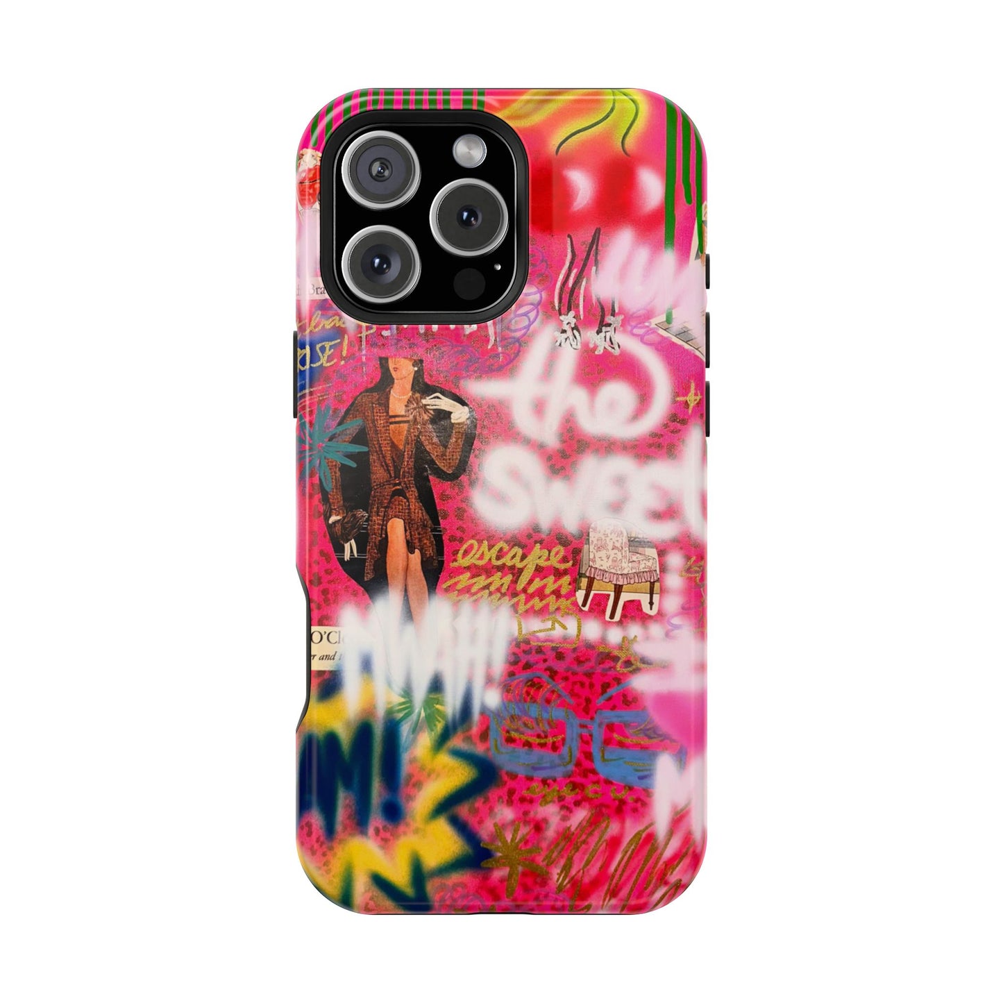 MagSafe "Sweet Escape" Airbrush iPhone Hülle
