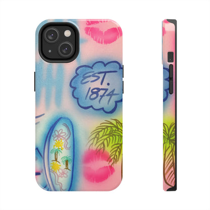 "in the wave" airbrush iPhone case