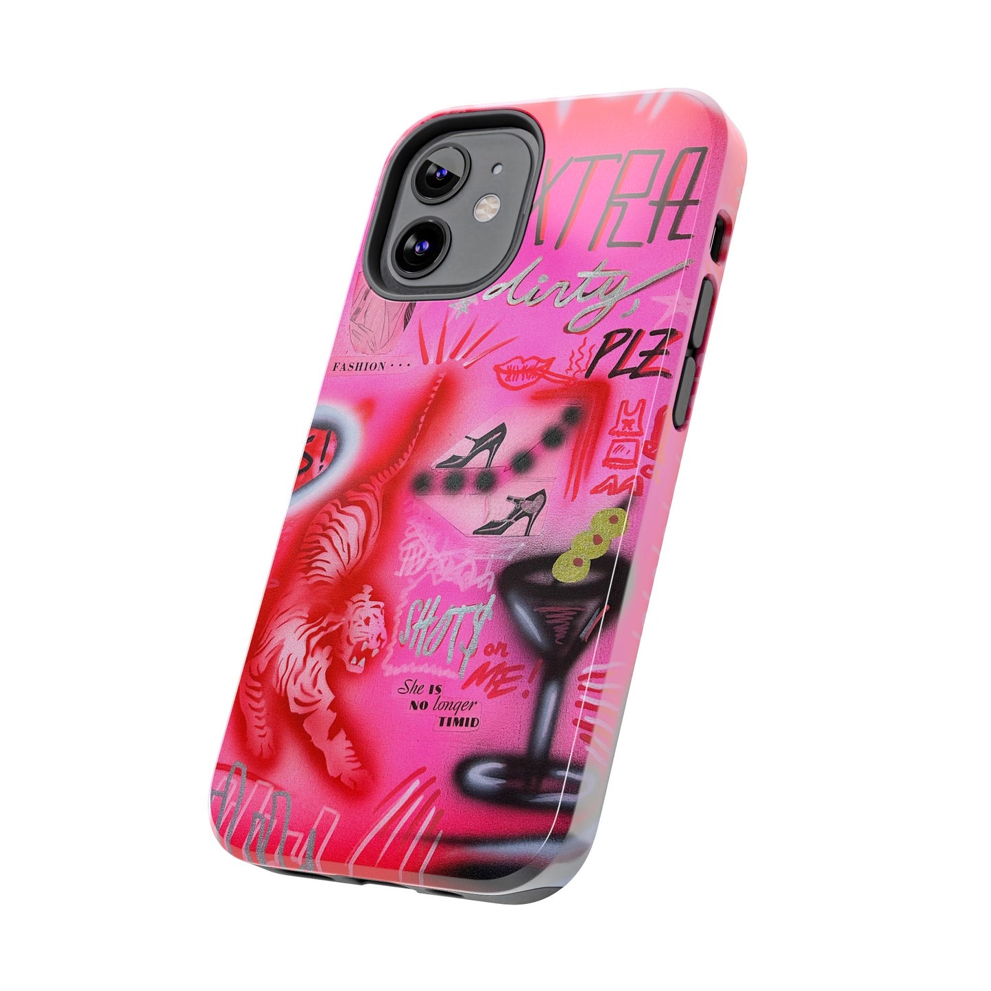 "extra dirty, plz!" airbrush iPhone case