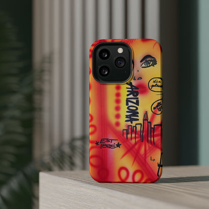 MagSafe "tempe, az" airbrush iPhone case