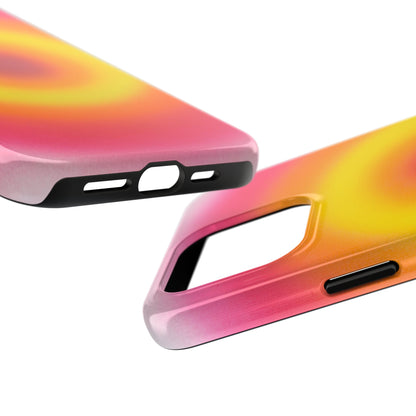 "pink lemonade aura" airbrush iPhone case