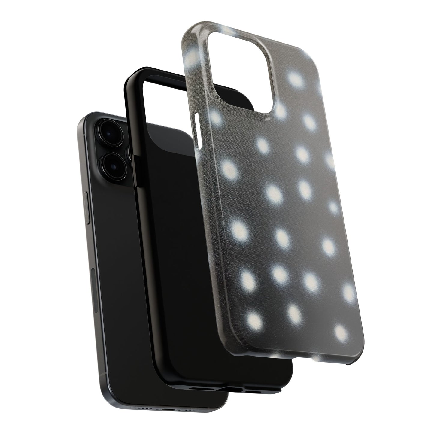 "coconut noir polka dot" airbrush iPhone case