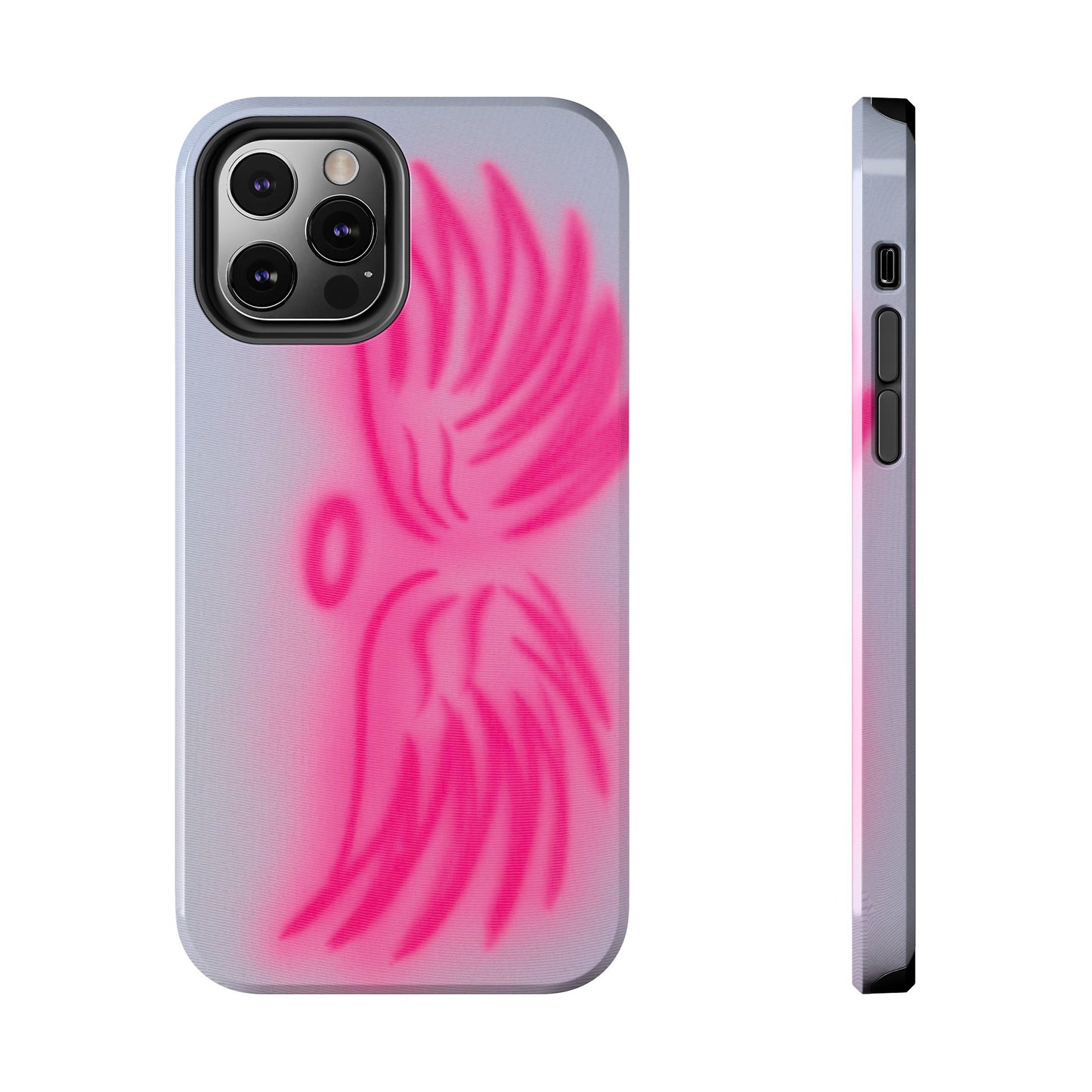 "angel wings" airbrush iPhone case