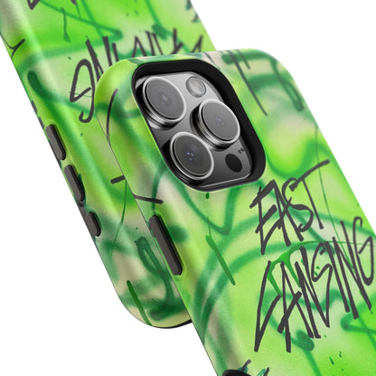 MagSafe "east lansing, mi" airbrush iPhone case